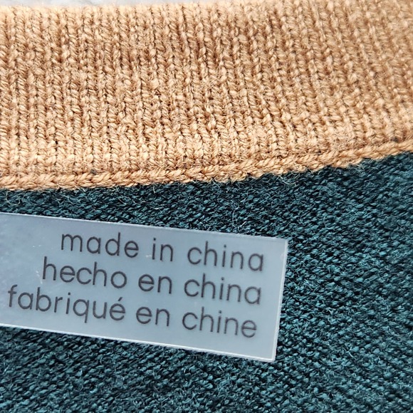 Calvin Klein Womens 0X Plus Sweater Crewneck Pullover Colorblock Casual Knit New - Picture 4 of 9